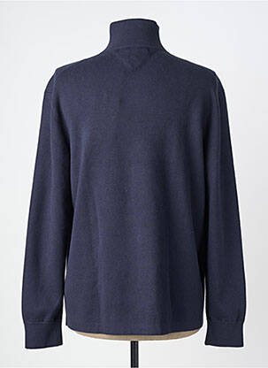 Pull stretch manches longues bleu TOMMY HILFIGER homme