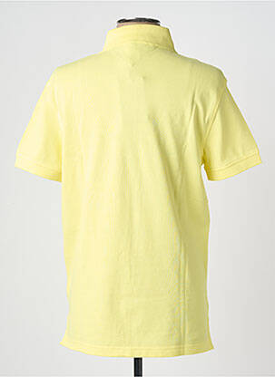 Polo stretch manches courtes jaune TOMMY HILFIGER homme