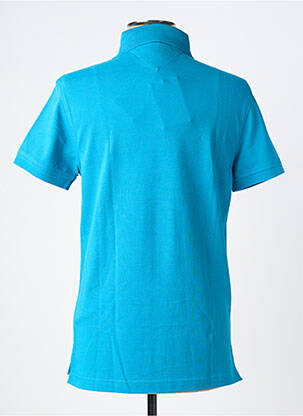 Polo stretch manches courtes bleu TOMMY HILFIGER homme