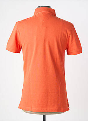 Polo stretch manches courtes orange TOMMY HILFIGER homme