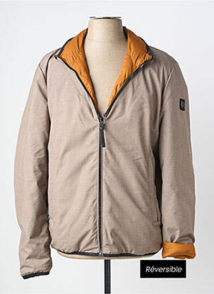 Doudoune manches longues sans capuche marron MILLESTONE homme