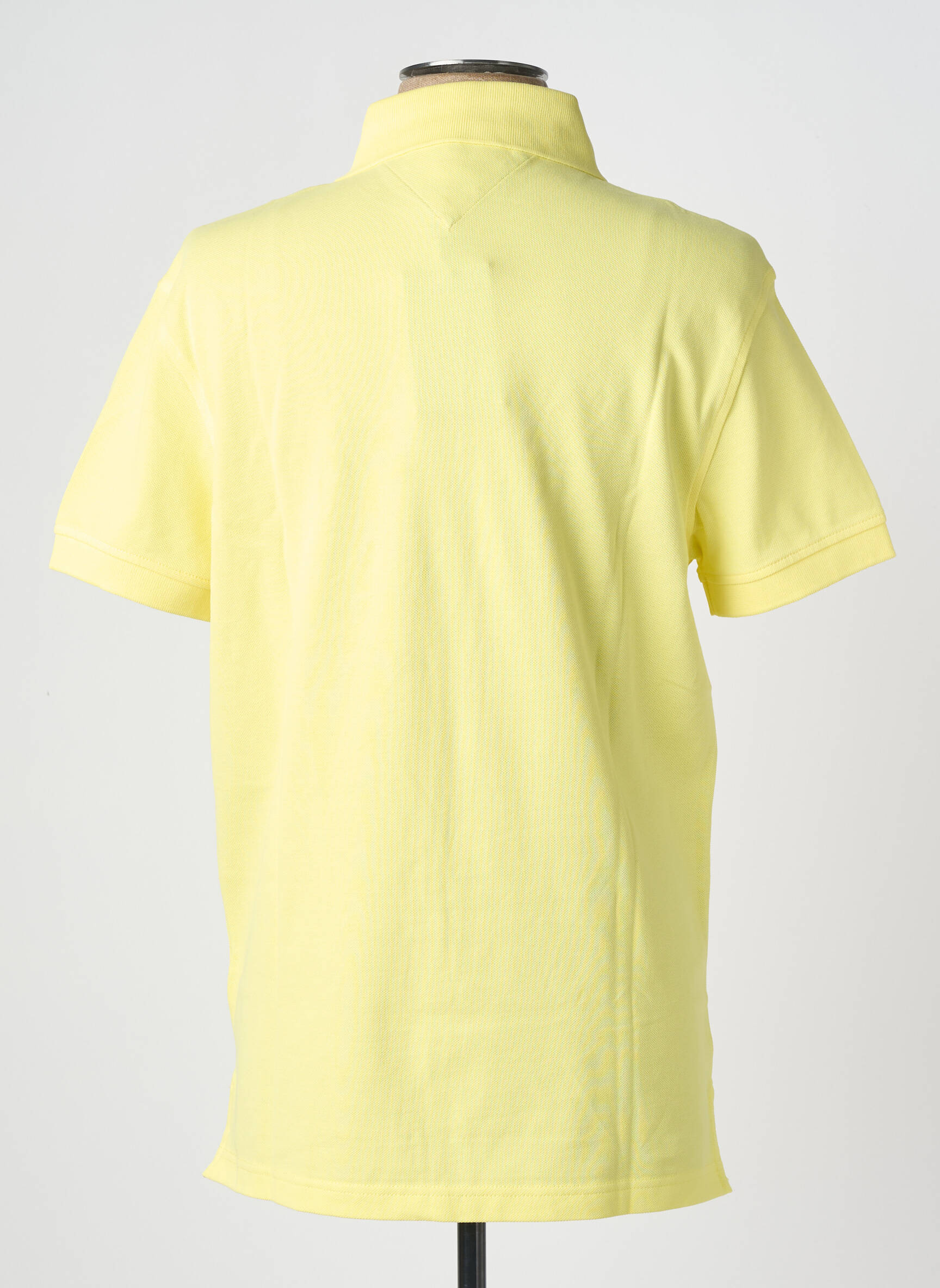 Polo stretch manches courtes jaune TOMMY HILFIGER homme