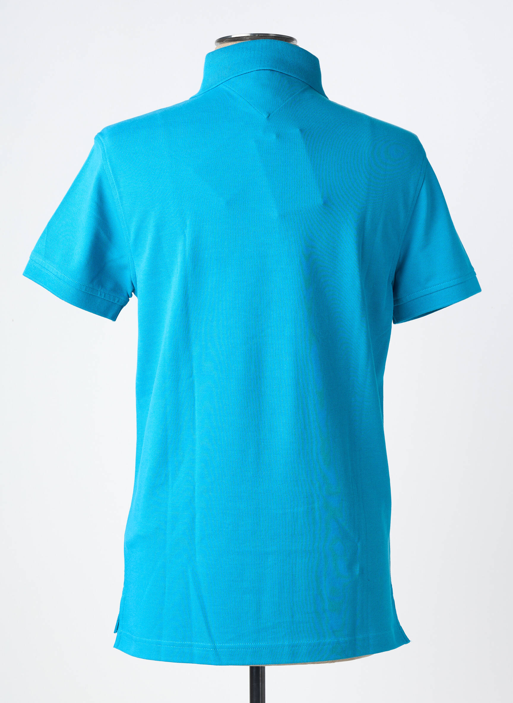Polo stretch manches courtes bleu TOMMY HILFIGER homme