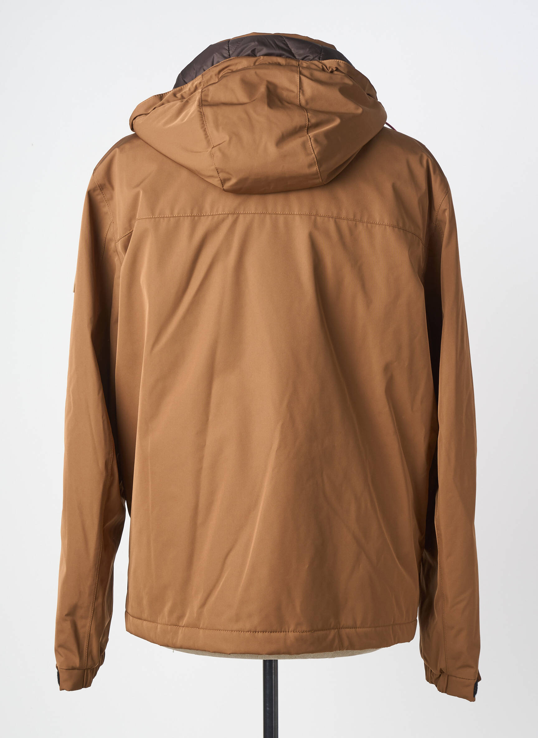Doudoune manches longues a capuche marron DANIEL HECHTER homme
