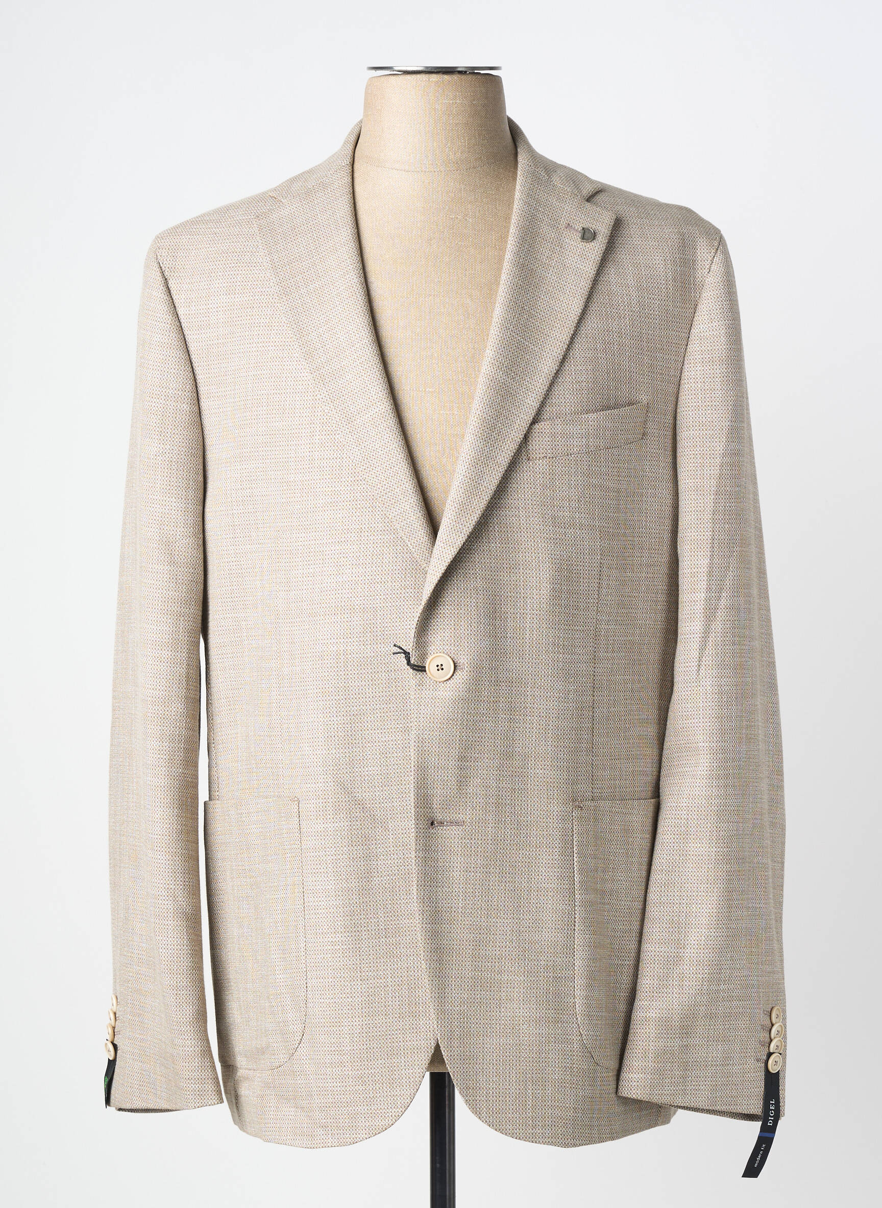 Blazer tissage chiné beige DIGEL homme
