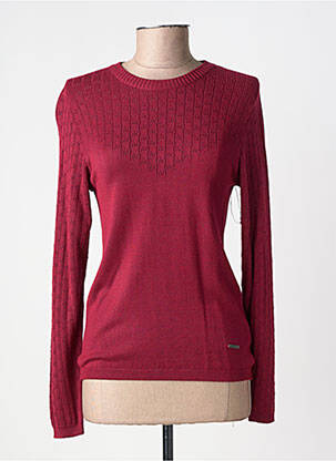 Pull coupe droite manches longues violet AGATHE & LOUISE femme