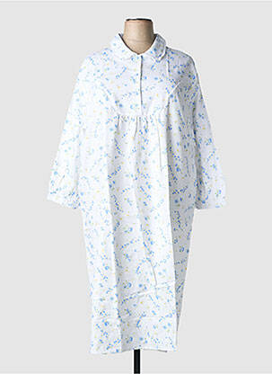 Chemise de nuit imprimé fleurs bleu 20/20 femme