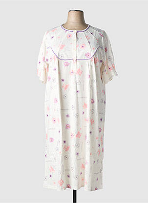 Chemise de nuit imprimé fleurs rose 20/20 femme