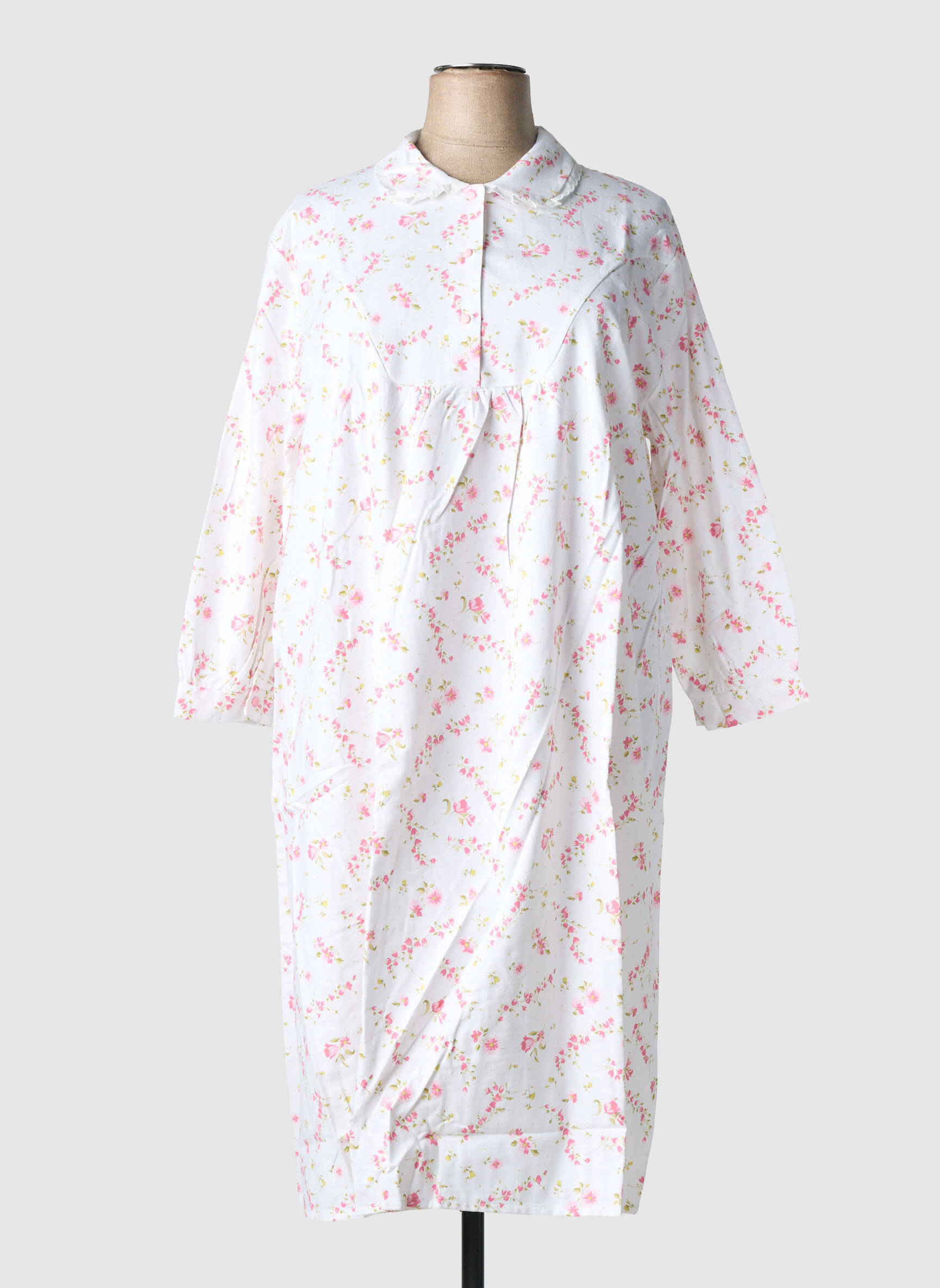 Chemise de nuit imprimé fleurs rose 20/20 femme