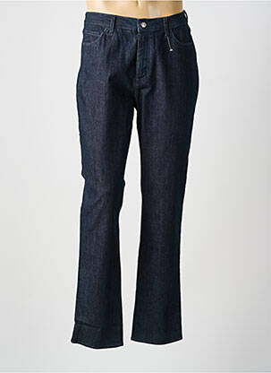 Jeans coupe droite stretch taille normale bleu GEVANA femme