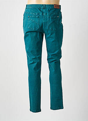 Pantalon droit stretch taille normale bleu AGATHE & LOUISE femme