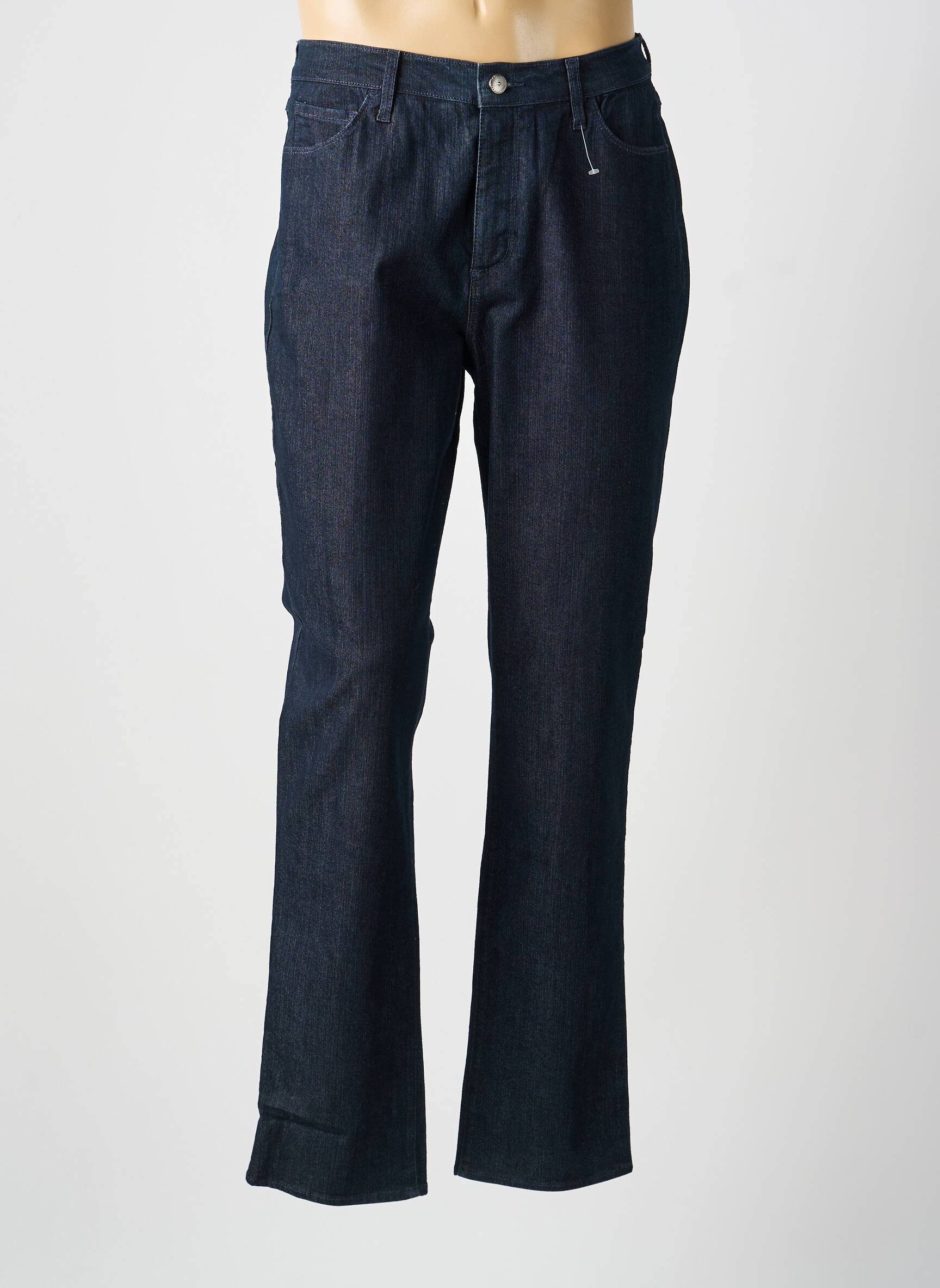 Jeans coupe droite stretch taille normale bleu GEVANA femme