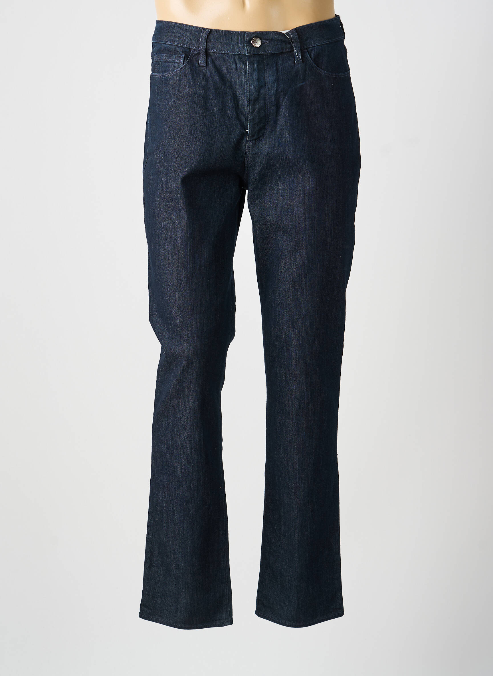 Jeans coupe droite stretch taille normale bleu GEVANA femme