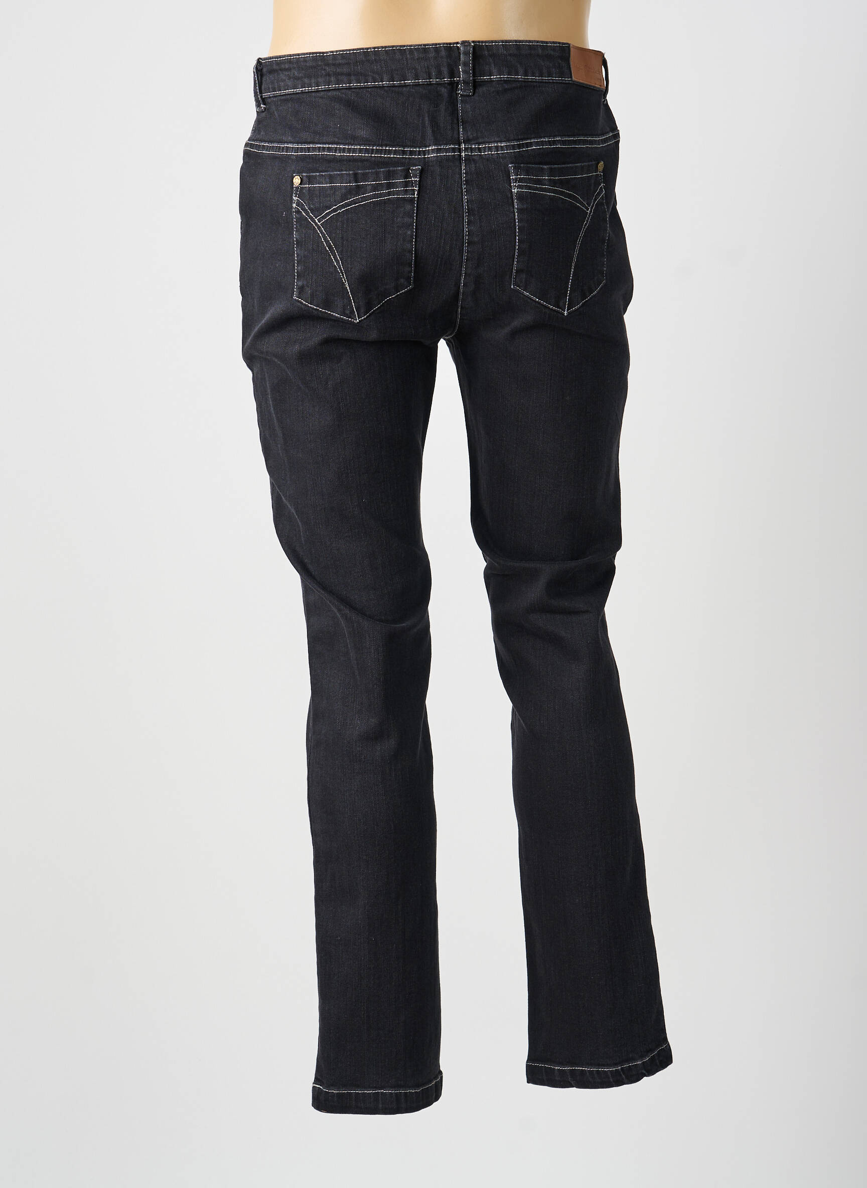 Jeans coupe slim stretch taille normale bleu AGATHE & LOUISE femme