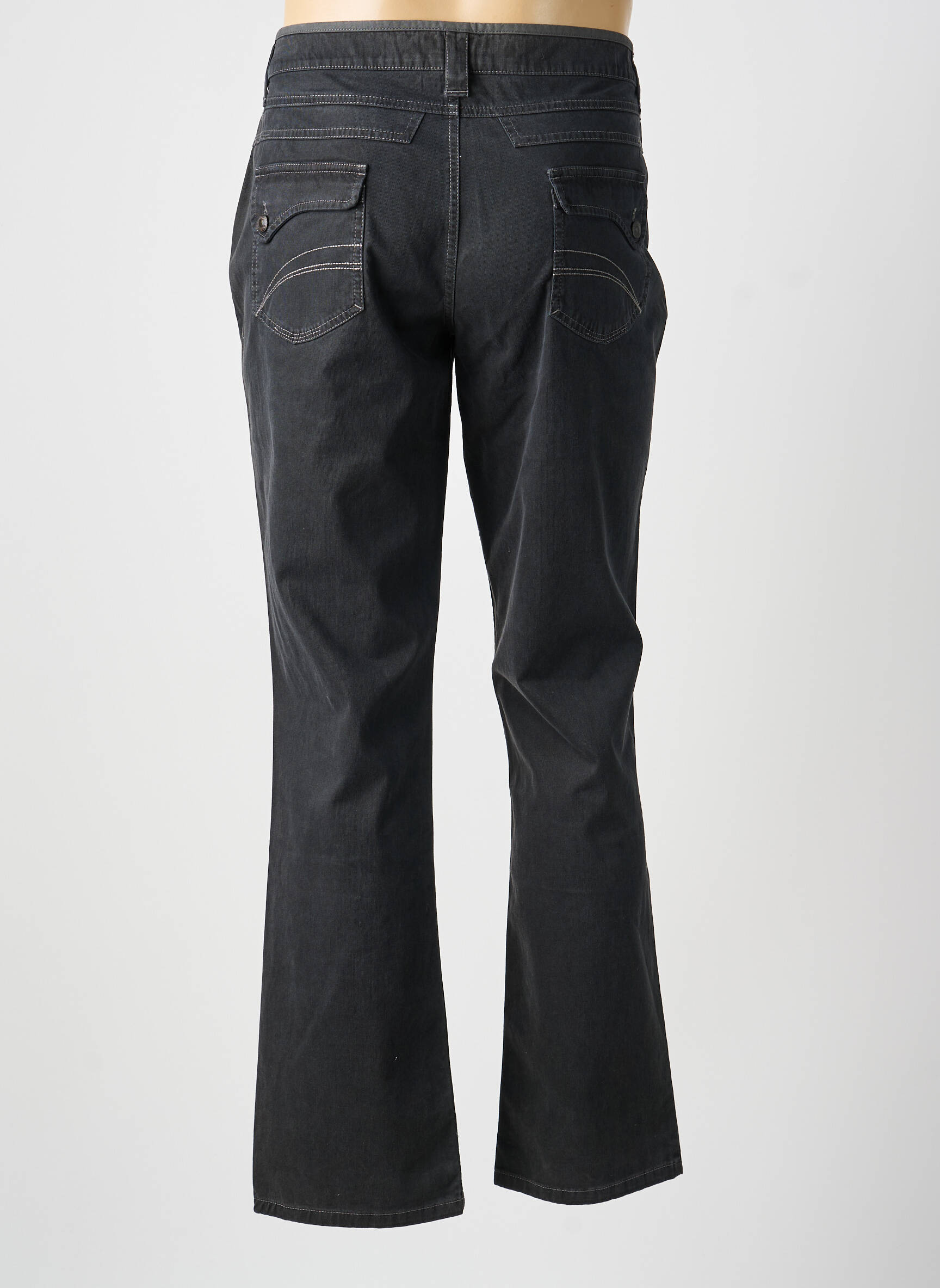 Jeans coupe droite taille normale taille normale gris TBS femme