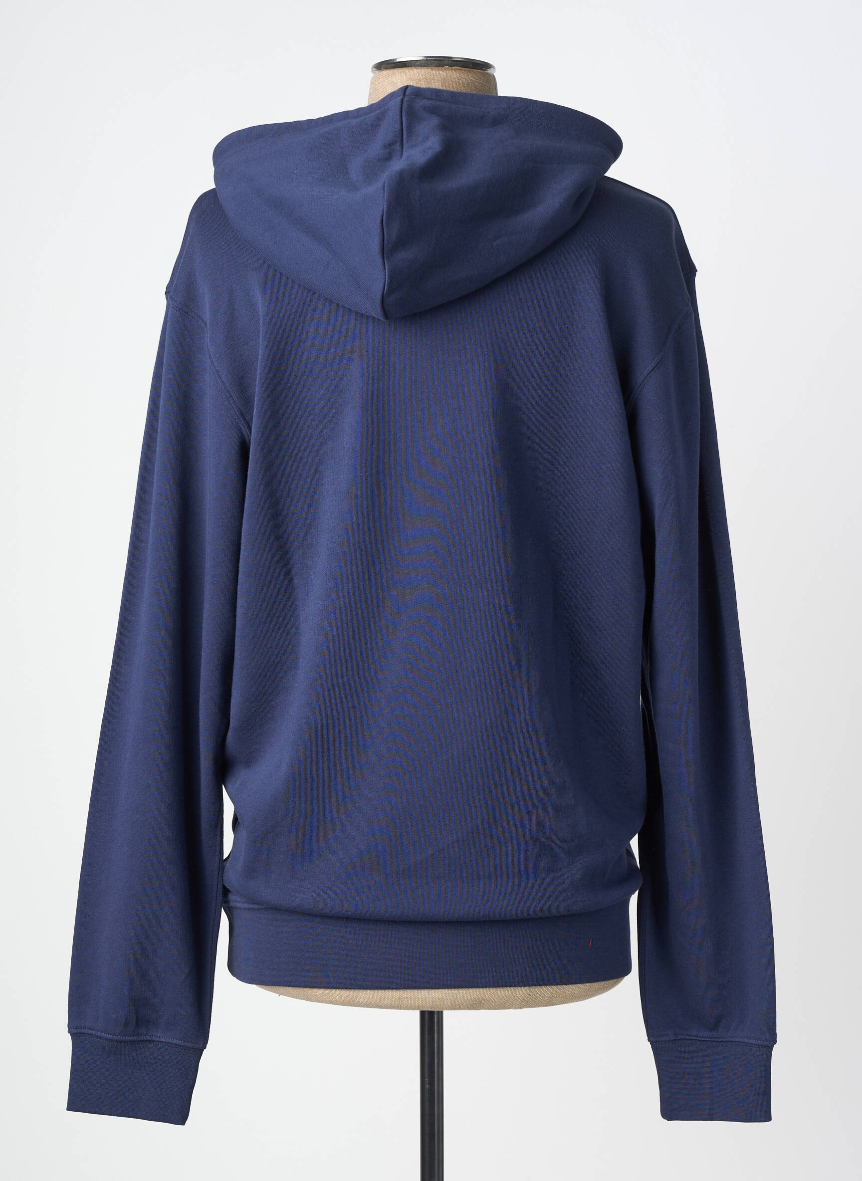 Sweat-shirt à capuche sérigraphie floquée manches longues bleu WRANGLER homme