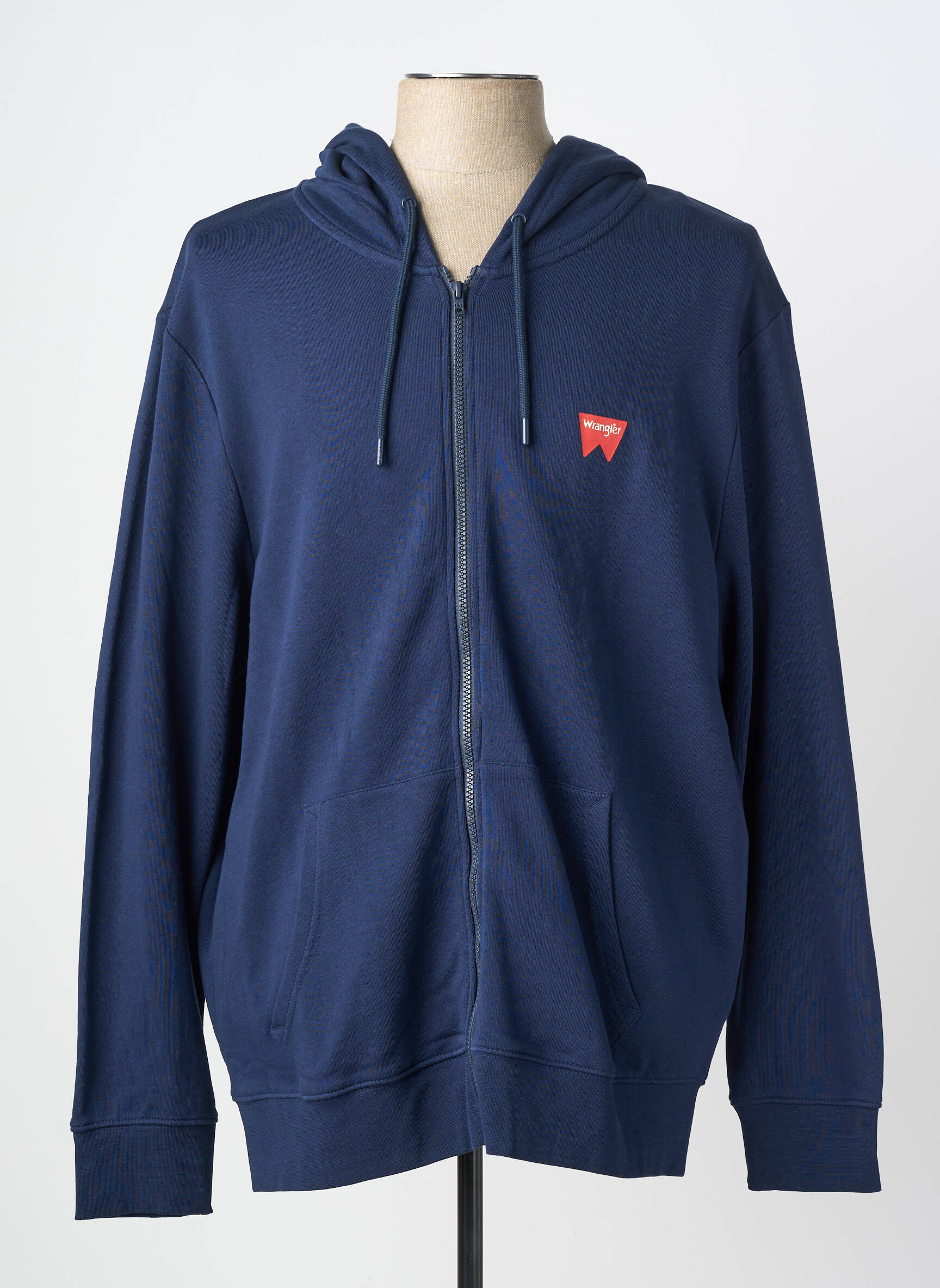Veste casual coupe droite bleu WRANGLER homme