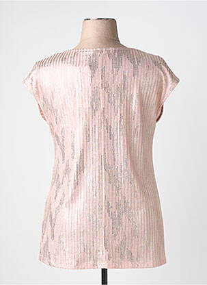 Top stretch manches courtes rose SPG WOMAN femme