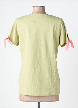 T-shirt col v manches courtes vert NOOS NOOS femme