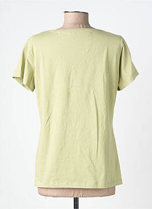 T-shirt col v manches courtes vert NOOS NOOS femme