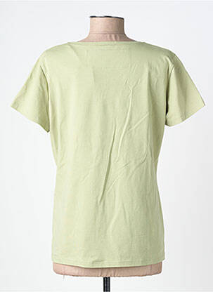 T-shirt sérigraphie floquée manches courtes vert NOOS NOOS femme