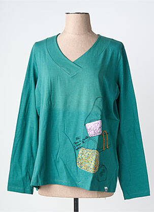 T-shirt manches longues manches longues vert NOOS NOOS femme