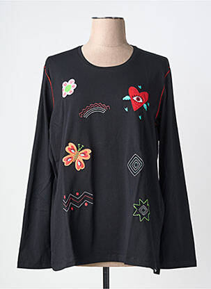 T-shirt manches longues manches longues noir NOOS NOOS femme