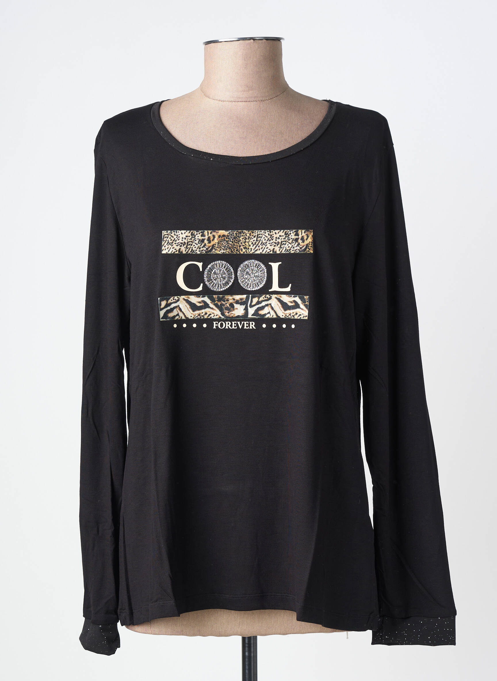 T-shirt manches longues manches longues noir NOOS NOOS femme