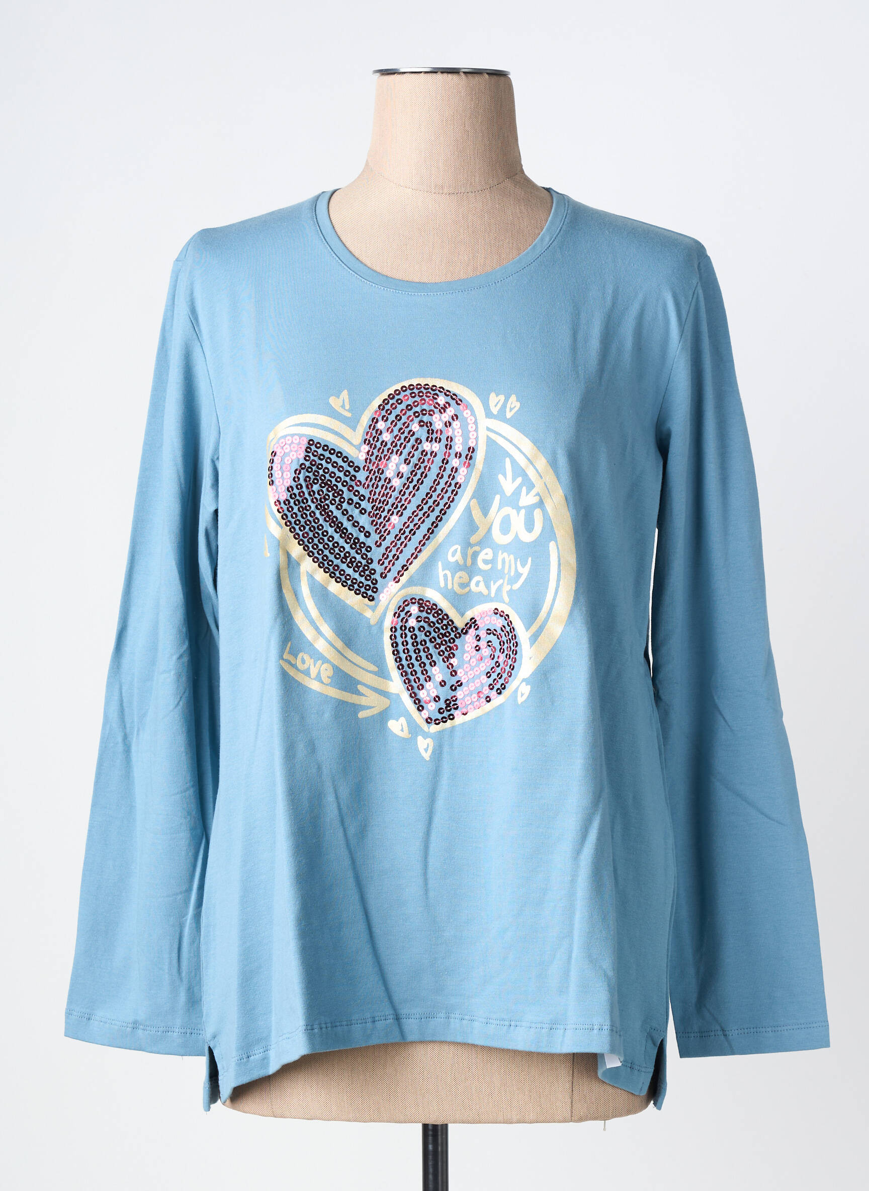 T-shirt manches longues manches longues bleu NOOS NOOS femme