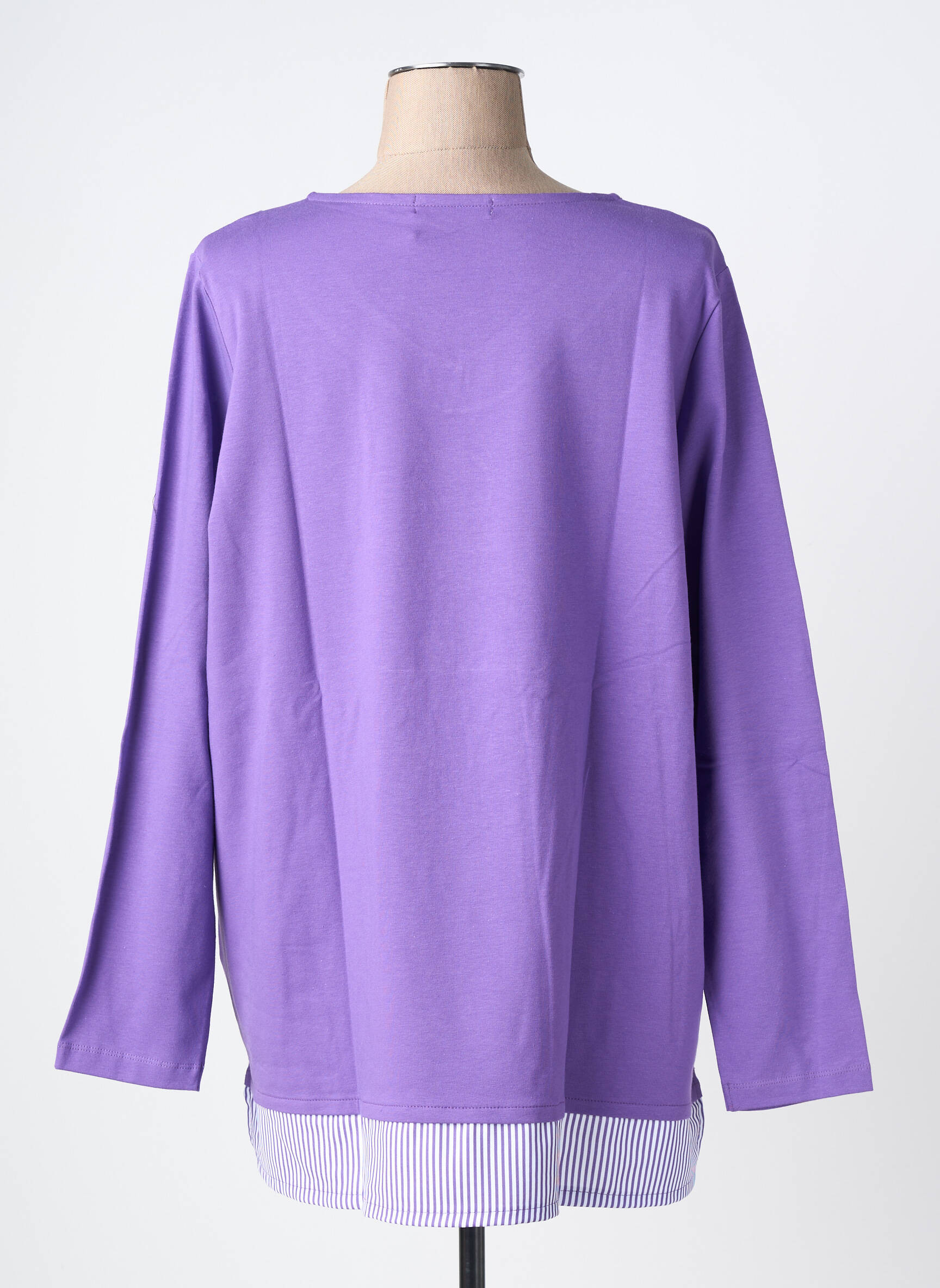 T-shirt manches longues manches longues violet NOOS NOOS femme