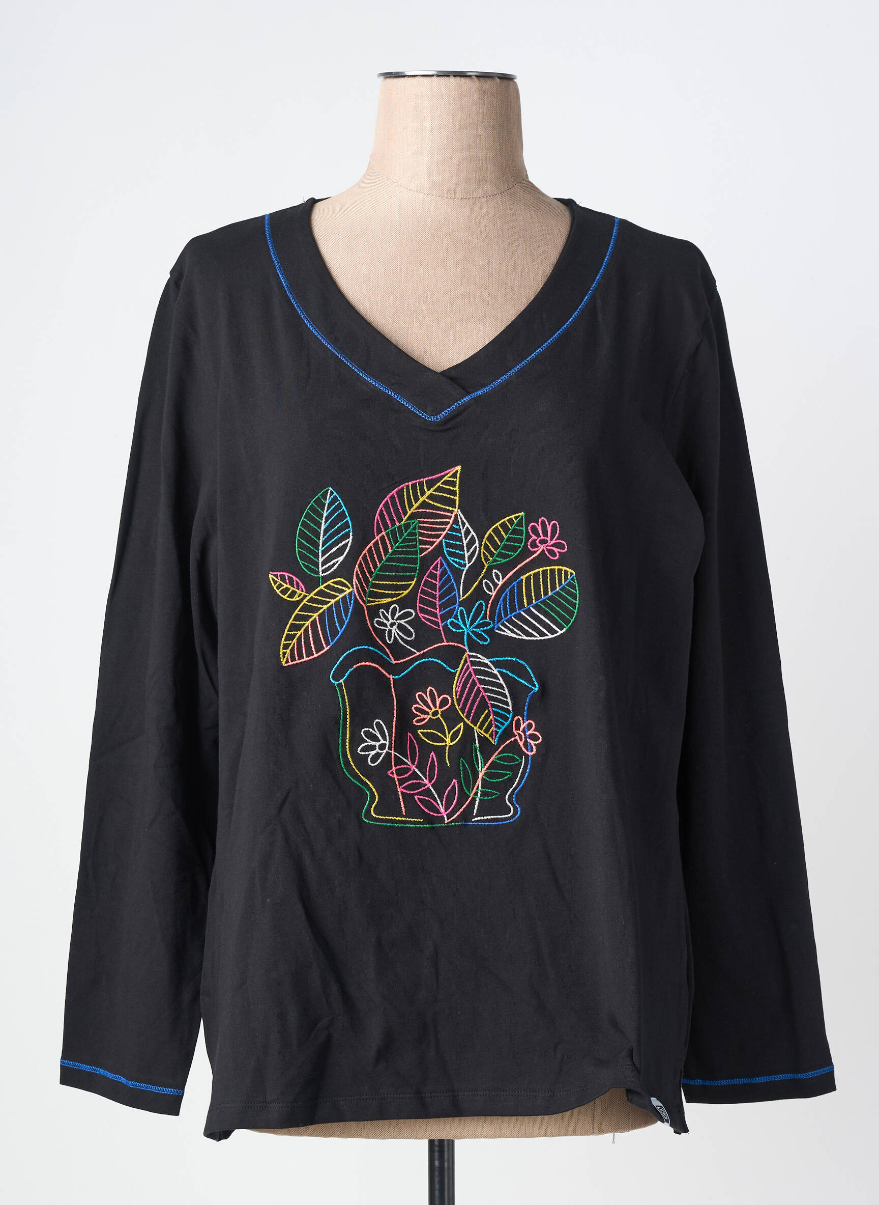 T-shirt manches longues manches longues noir NOOS NOOS femme