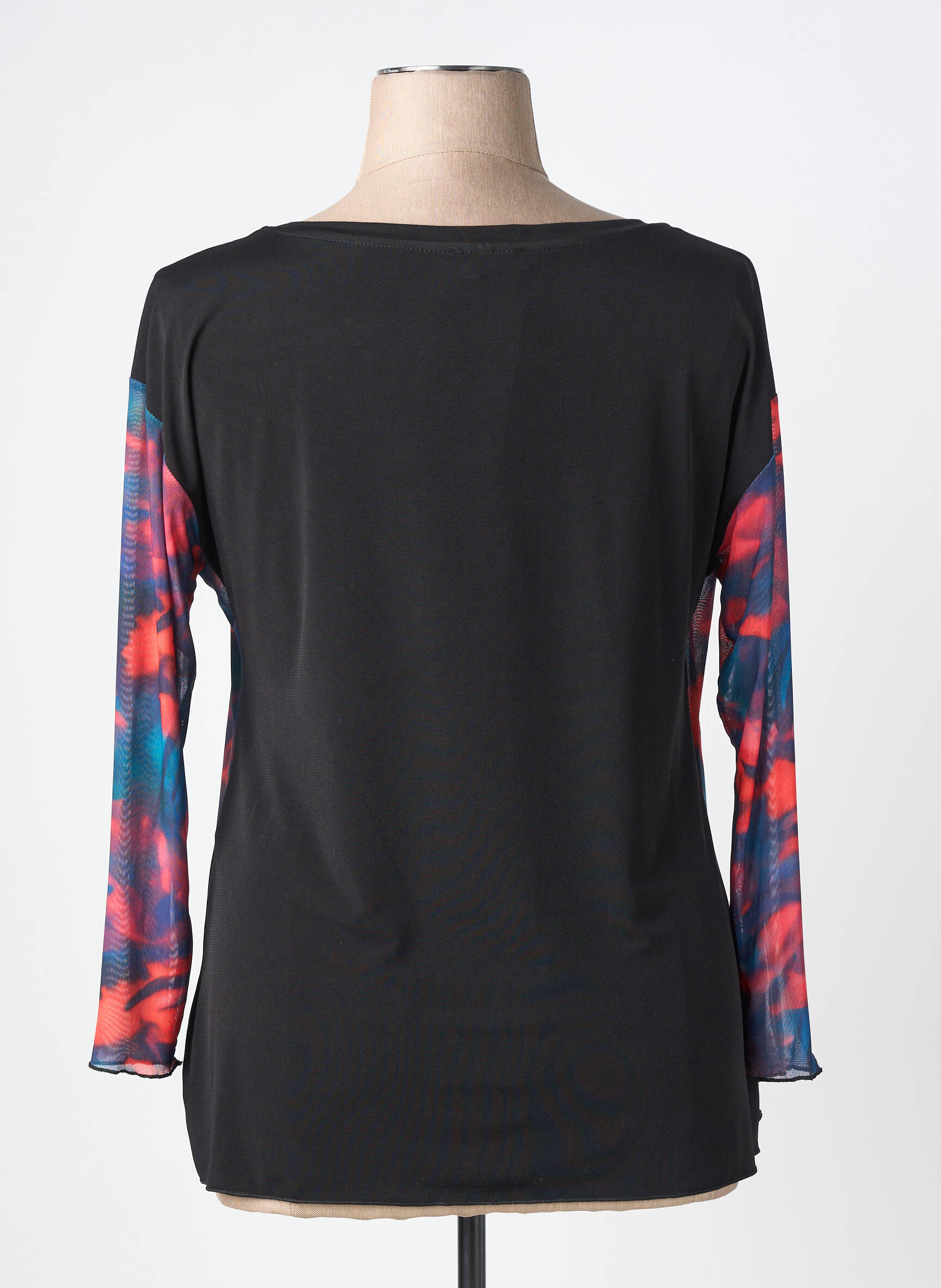 Top stretch manches 3/4 rouge SPG WOMAN femme