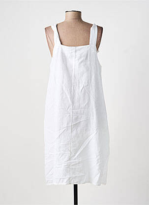 Robe mi-longue fines bretelles blanc G!OZE femme