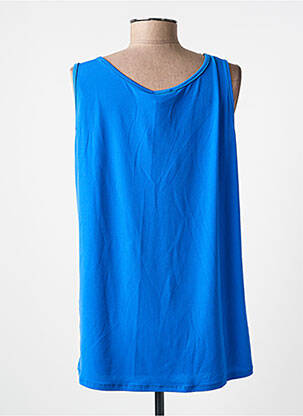 Top stretch sans manche bleu SPG WOMAN femme