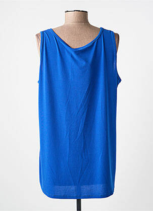 Top stretch sans manche bleu SPG WOMAN femme