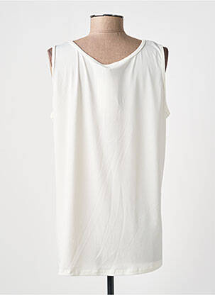 Top stretch sans manche blanc SPG WOMAN femme
