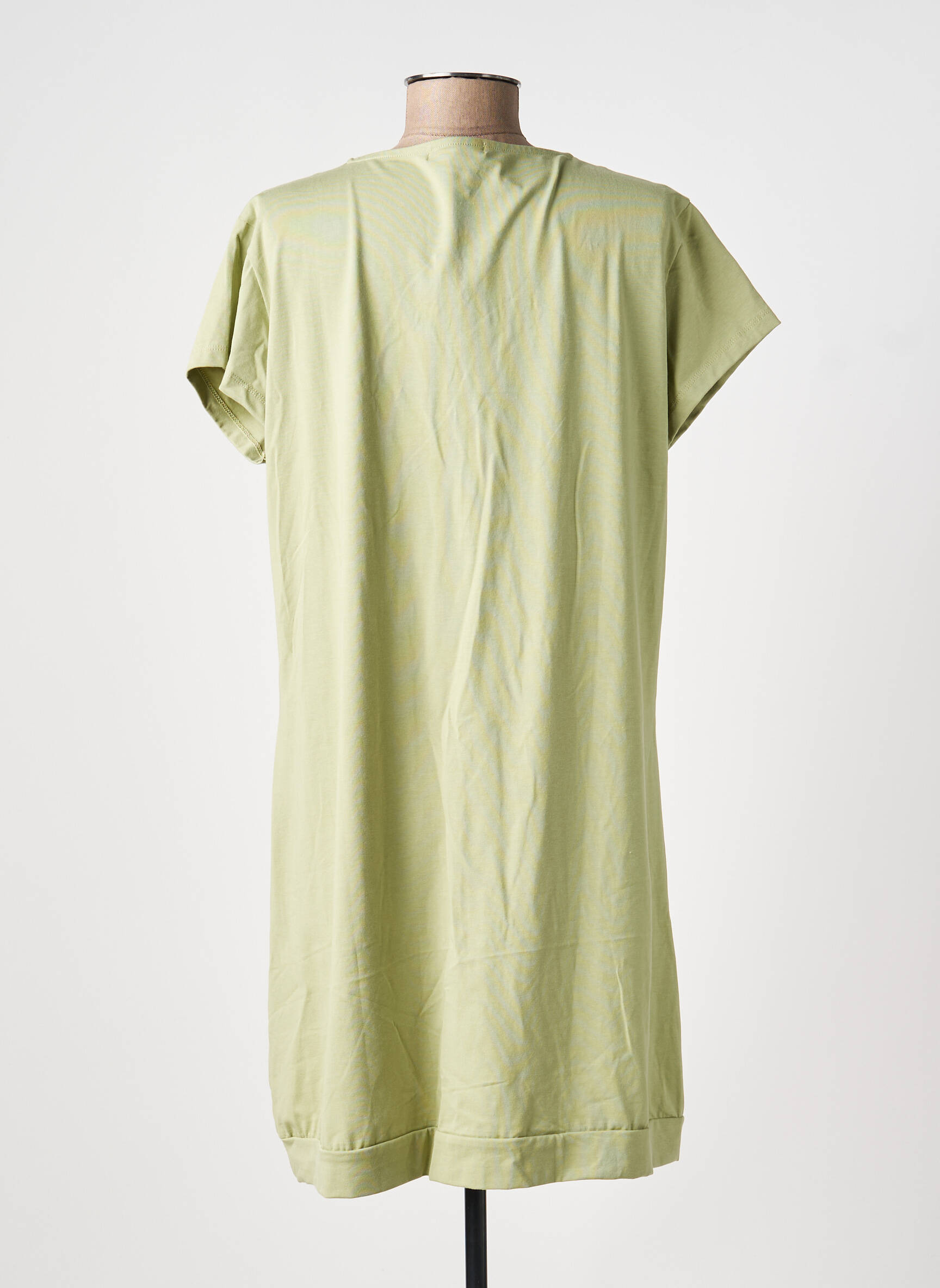 Robe courte manches courtes manches courtes vert NOOS NOOS femme