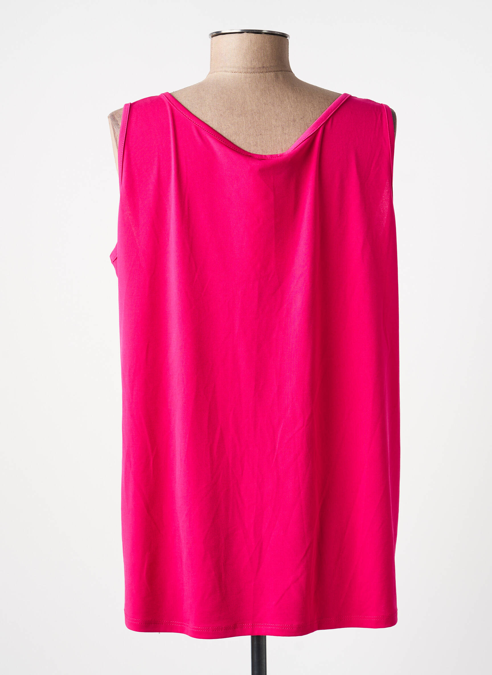 Top stretch sans manche rose SPG WOMAN femme