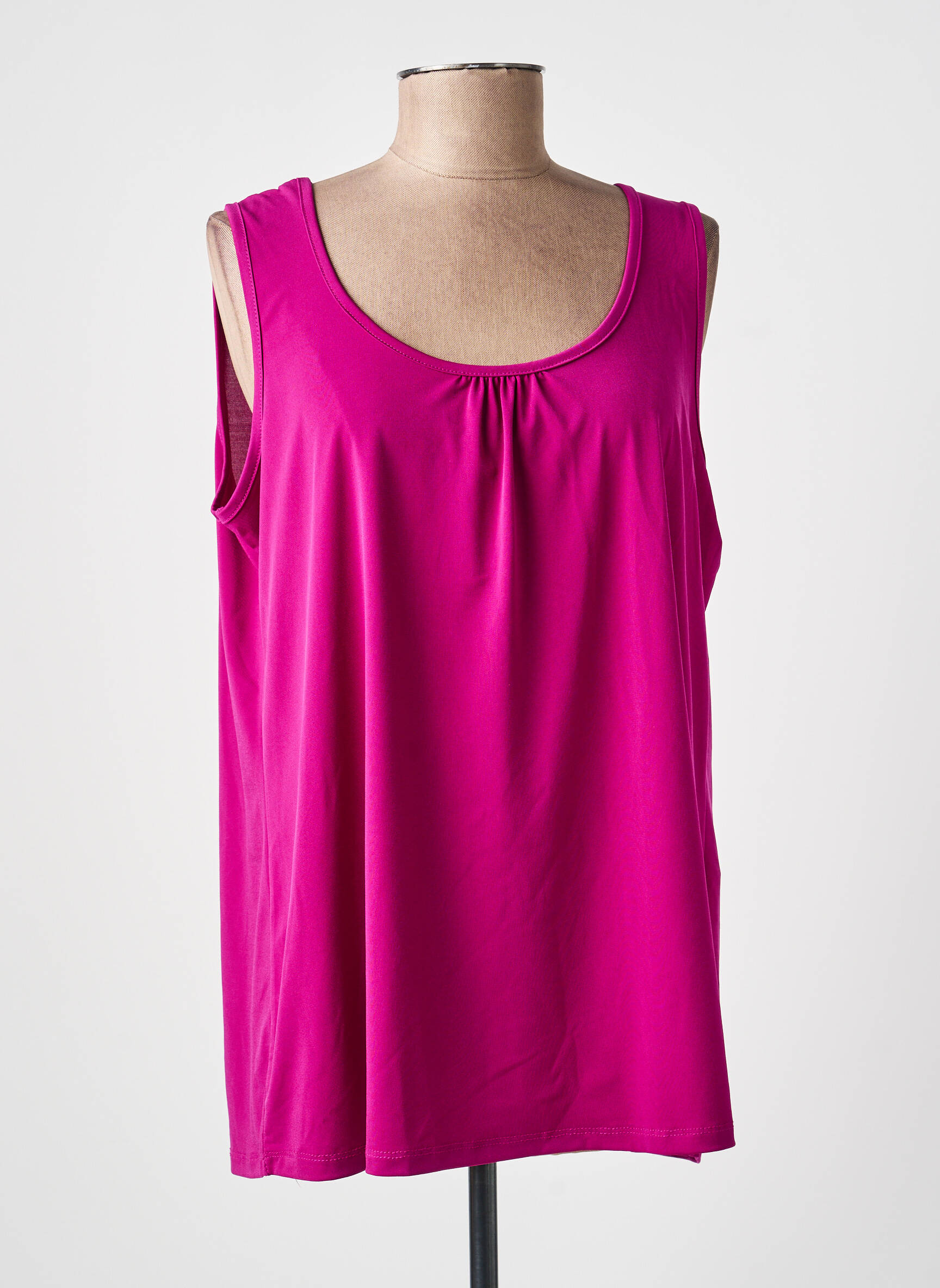 Top stretch sans manche violet SPG WOMAN femme
