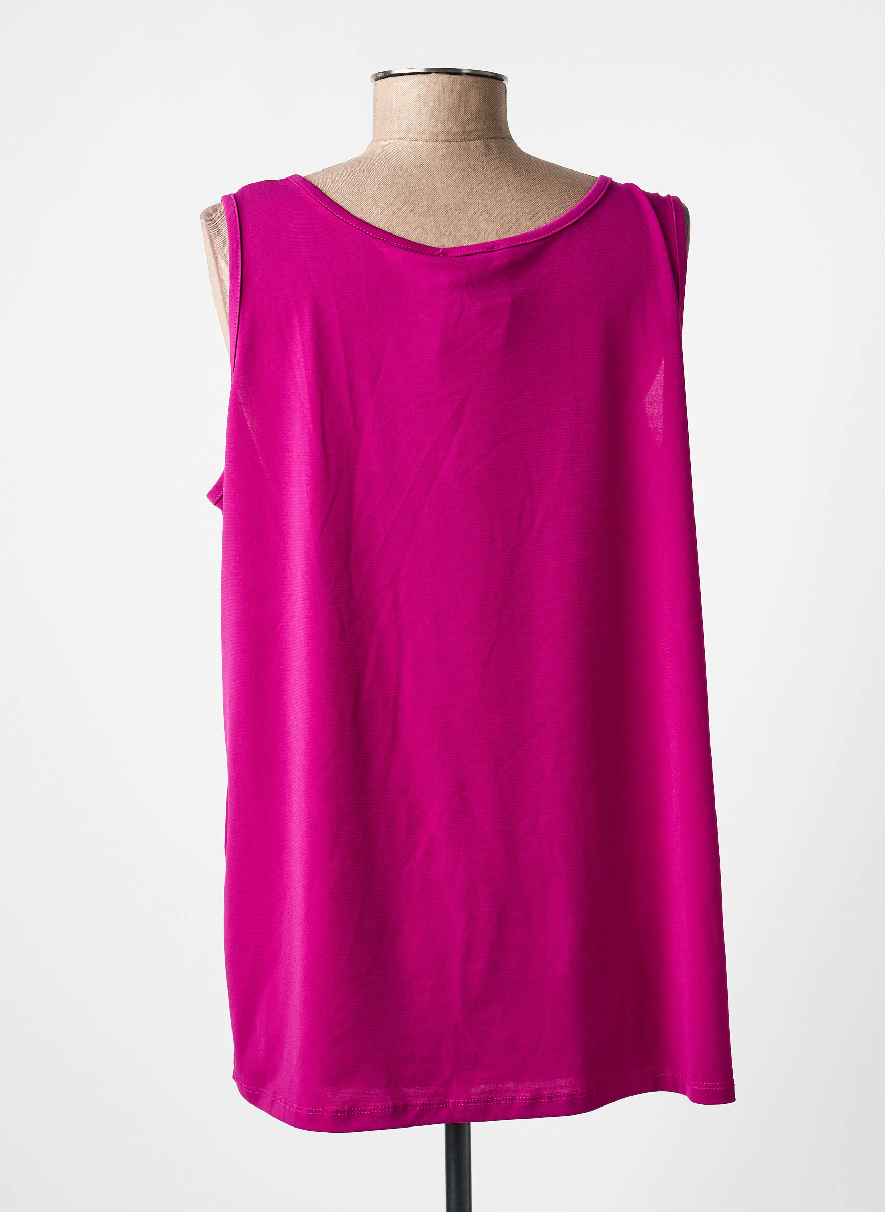 Top stretch sans manche violet SPG WOMAN femme