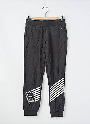 Jogging sérigraphie taille élastique noir EMPORIO ARMANI garçon