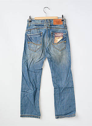 Jeans coupe droite tissage brut bleu BIAGGIO garçon