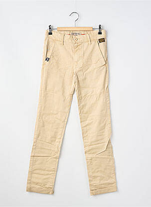 Pantalon chino coupe droite beige KAPORAL garçon