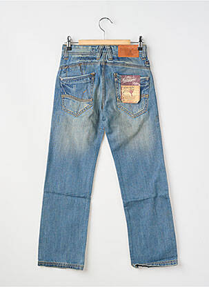 Jeans coupe droite tissage brut bleu BIAGGIO garçon
