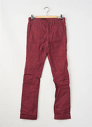 Pantalon chino poches rouge TEDDY SMITH garçon
