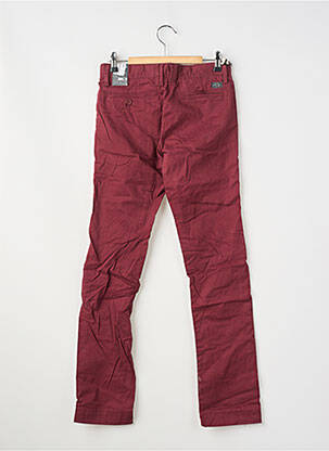 Pantalon chino poches rouge TEDDY SMITH garçon