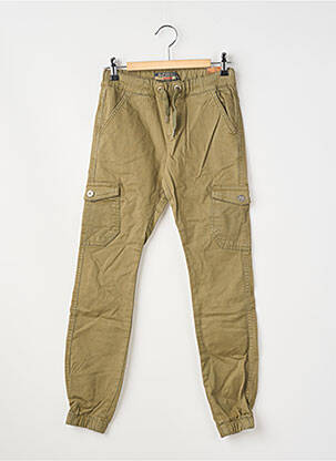 Pantalon cargo poches taille élastique vert BLUE EFFECT garçon