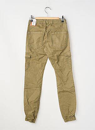 Pantalon cargo poches taille élastique vert BLUE EFFECT garçon