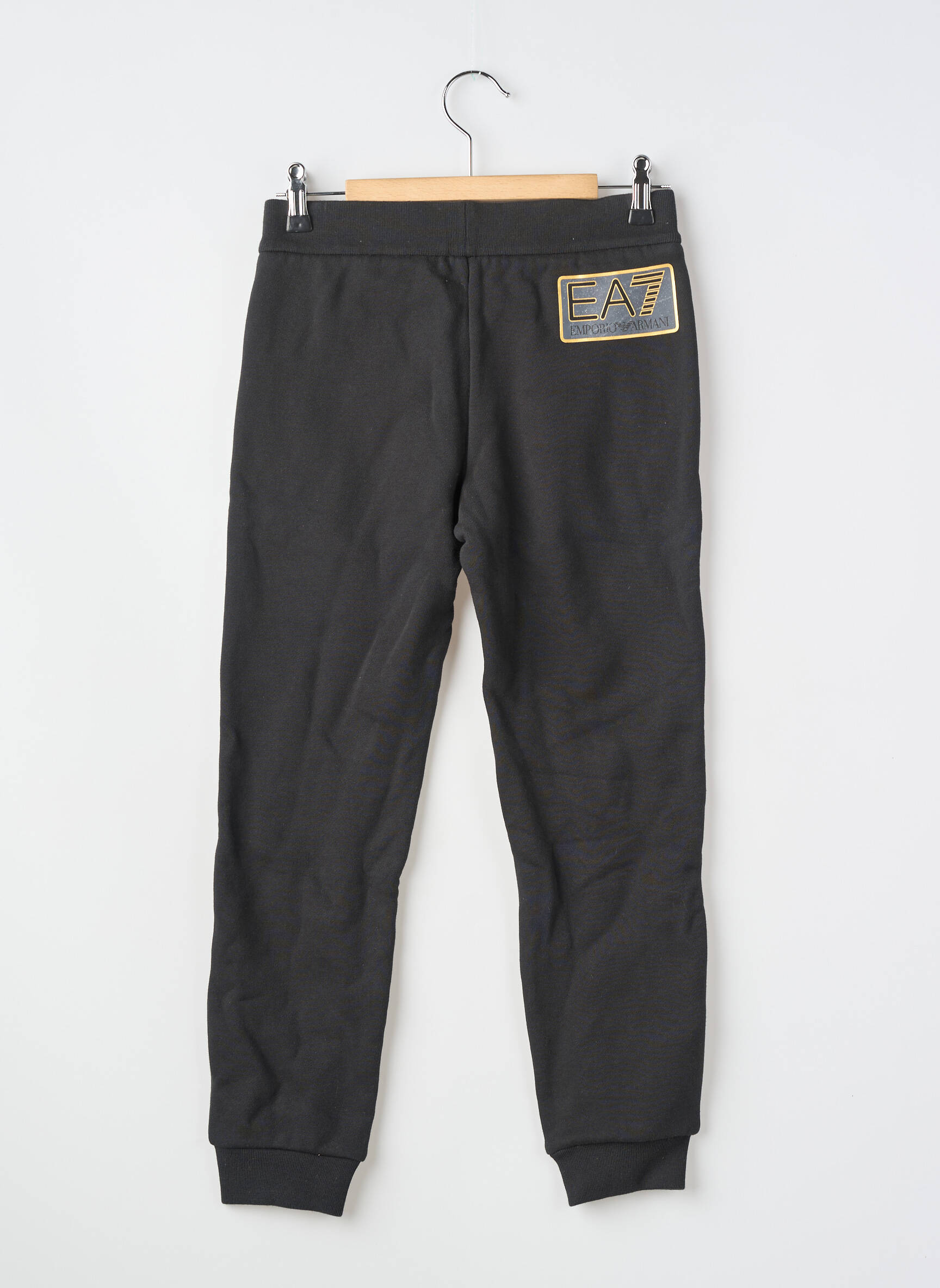 Jogging stretch taille élastique noir EMPORIO ARMANI garçon