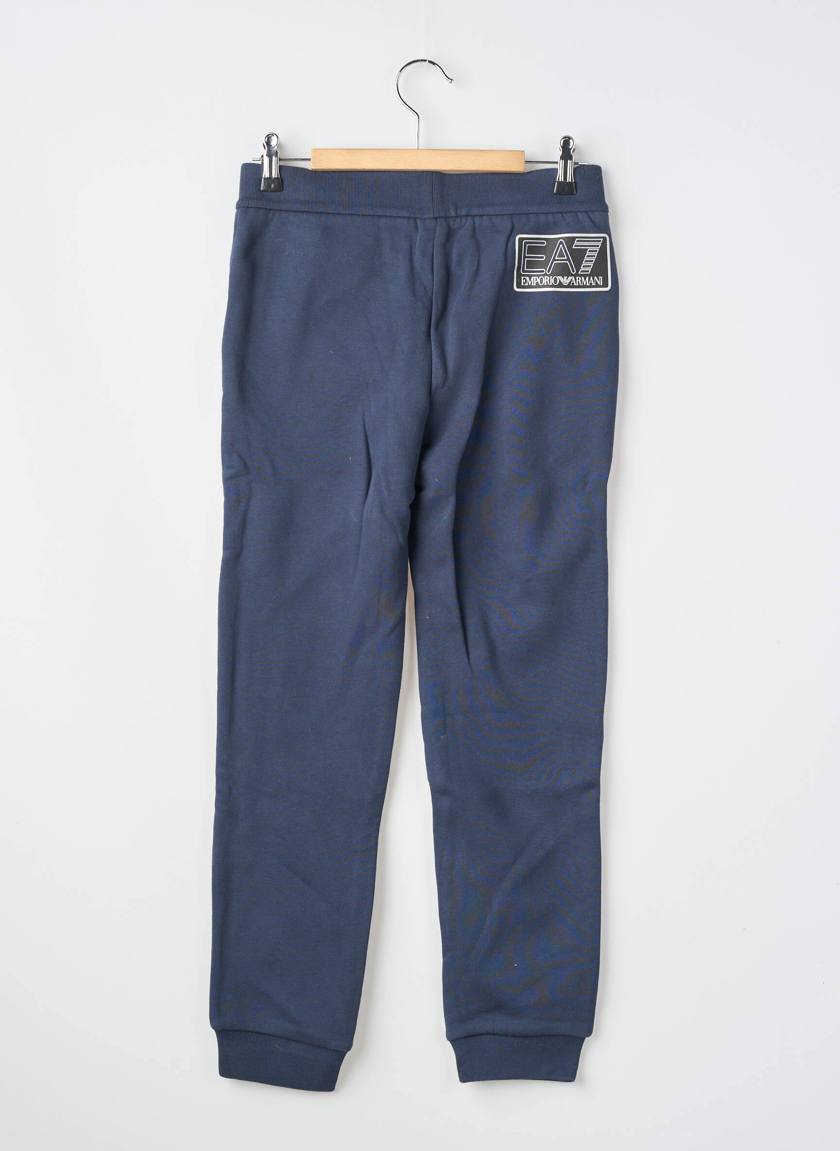 Jogging sérigraphie taille élastique bleu EMPORIO ARMANI garçon